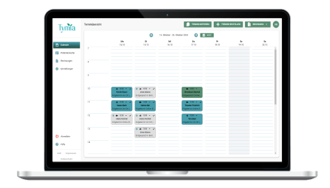 Kalender - Praxissoftware für Psychotherapie